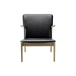 OW124 Beak Chair loungestol, olieret eg/sort