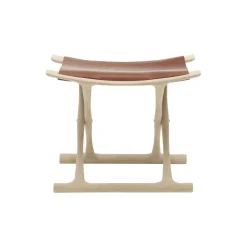 OW2000 Ægyptisk foldestol, sæbebehandlet eg/cognac