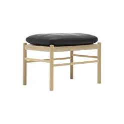 OW149F Colonial skammel, sæbebehandlet eg/sort