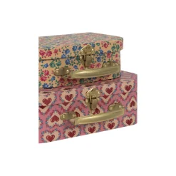 2-pack Suitcase, pink