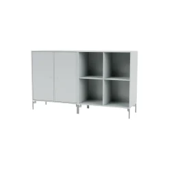 PAIR klassisk skænk med ben i krom, 156 oyster