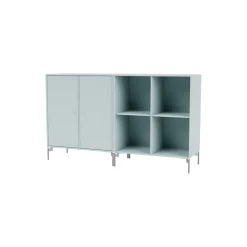 PAIR klassisk skænk med ben i krom, 148 flint