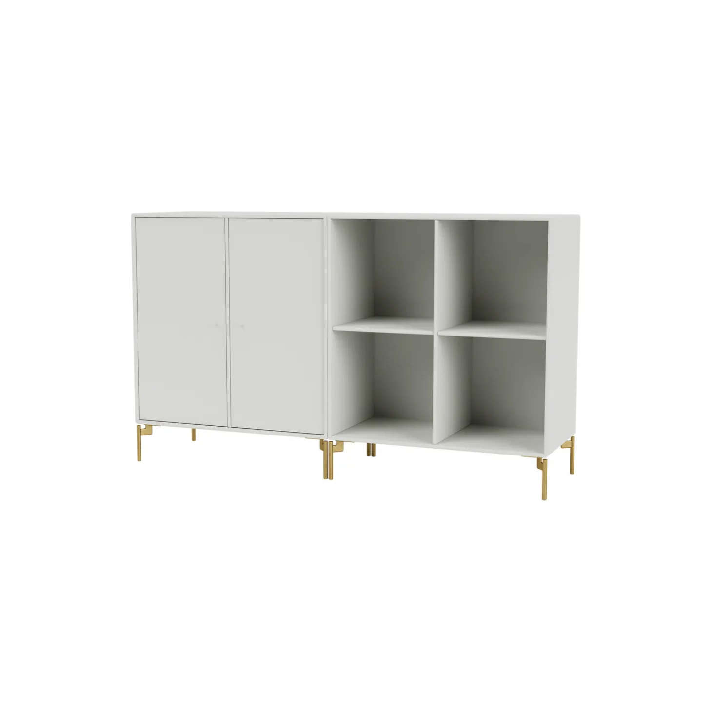 PAIR klassisk skænk med ben i messing, 09 nordic