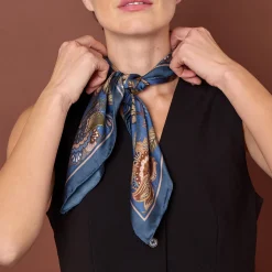 PAISLEY LOVE Tørklæde, blue