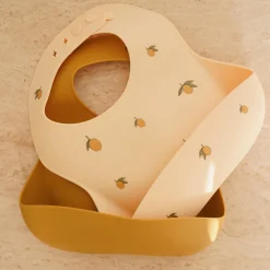 2-pak silikonehagesmæk, lemon/almond