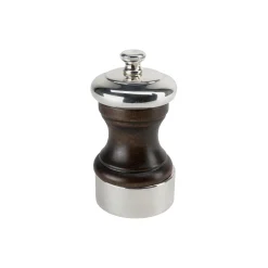 Palace saltkværn 10 cm, choko/sølv