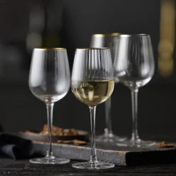 Palermo Gold hvidvinsglas 4 stk.