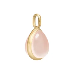 Paloma Pendant, gold/milky rose