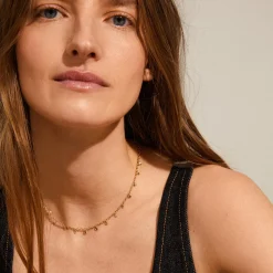 PANNA Coin Halskæde, gold plated