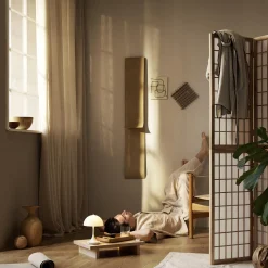 Panthella 160 Portable bordlampe, opal beige