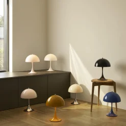 Panthella 250 Portable bordlampe, opal pale rose