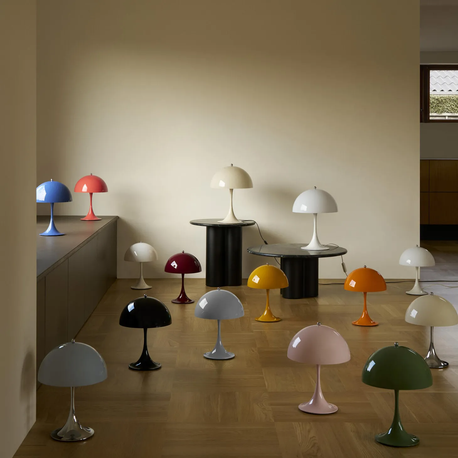 Panthella 250 Portable bordlampe, opal white