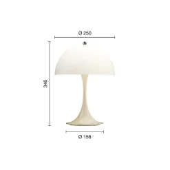 Panthella 250 Portable bordlampe, opal beige