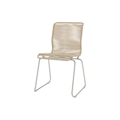 Panton One Dining spisebordsstol, paper nature/steel