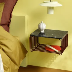 Panton Wire Single halv højde, 07 black red