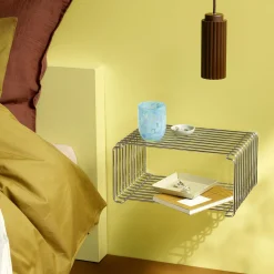 Panton Wire Single halv højde, 43 chrome