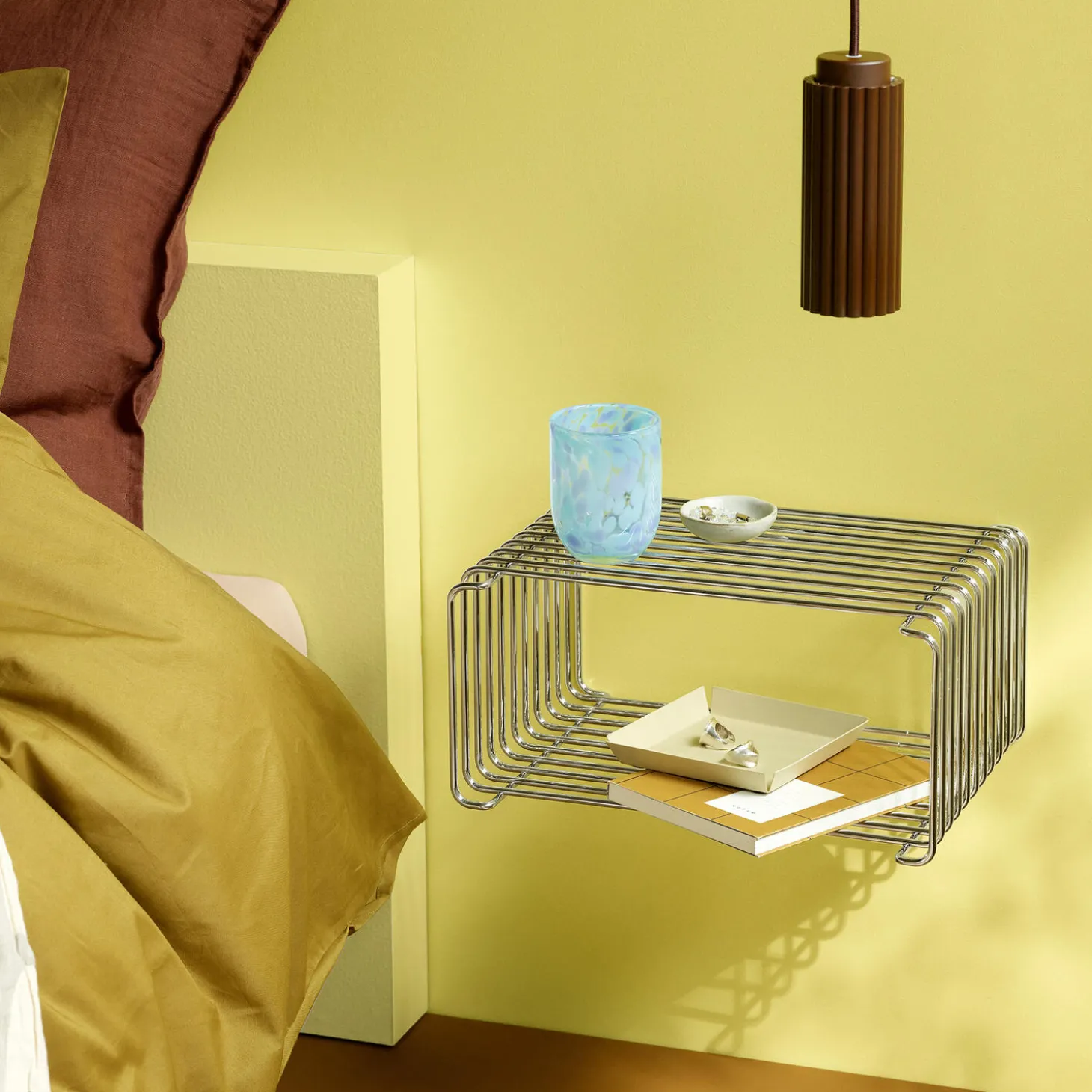 Panton Wire Single halv højde, 43 chrome