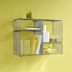 Panton Wire Single indlægshylde, 99 glass