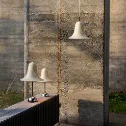 Pantop bordlampe, cream white