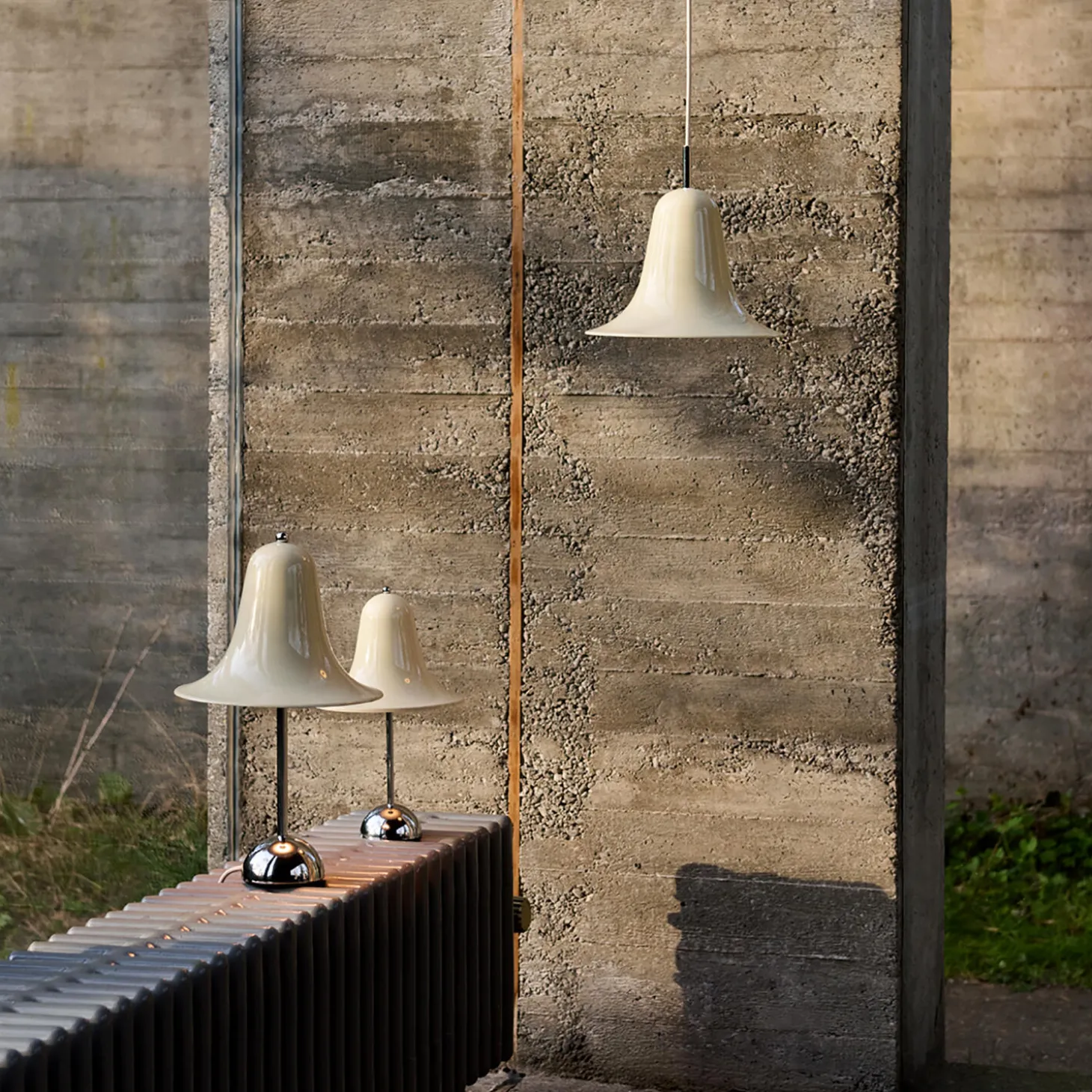 Pantop pendel, cream white