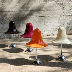 Pantop Portable bordlampe, cherry red