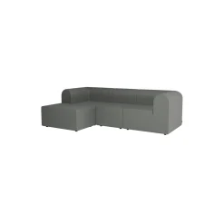 Paradigm 3-personers sofa med puf, Remix 123