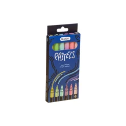 Pastel Tuscher 1 mm 6 stk.