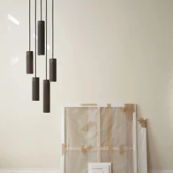 Patrone Cluster Ceiling Lamp Large, browned brass