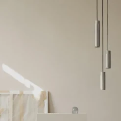 Patrone Cluster Ceiling Lamp Small, nickel-plated brass