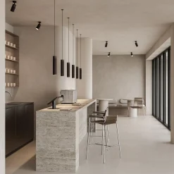 Patrone Pendant Lamp Large, browned brass