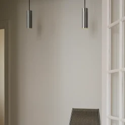 Patrone Pendant Lamp, nickel-plated brass