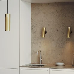 Patrone Wall Lamp, brass