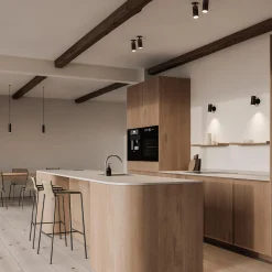 Patrone Wall Lamp Small, black-browned brass