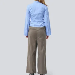 Pattimd shirt, blue white stripe