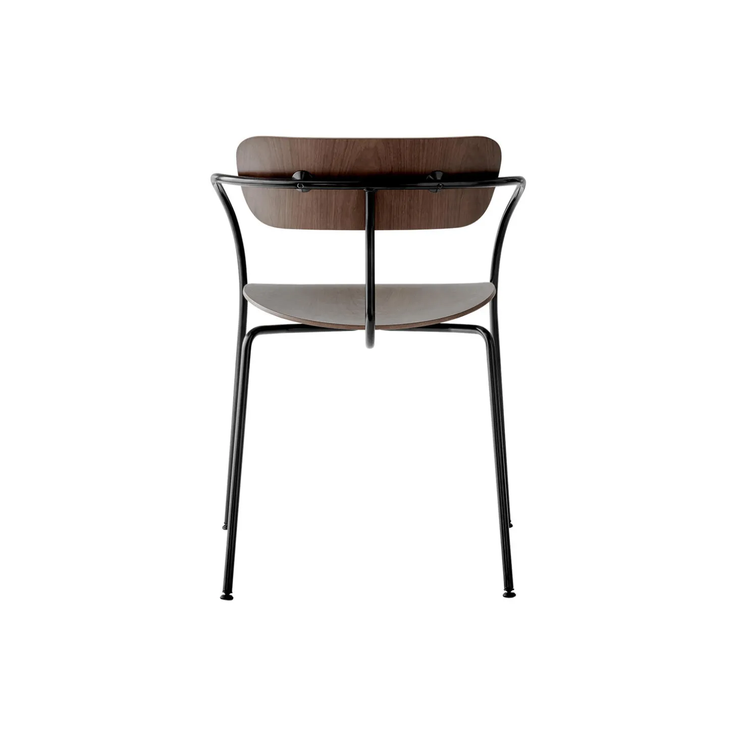 Pavilion AV2 stol, valnød/sort