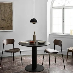 Pavilion AV1 stol, valnød/sort