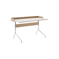 Pavilion Desk AV17 skrivebord, mushroom/oak