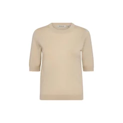 PD-Vigga SS Lurex Knit, vanilla white