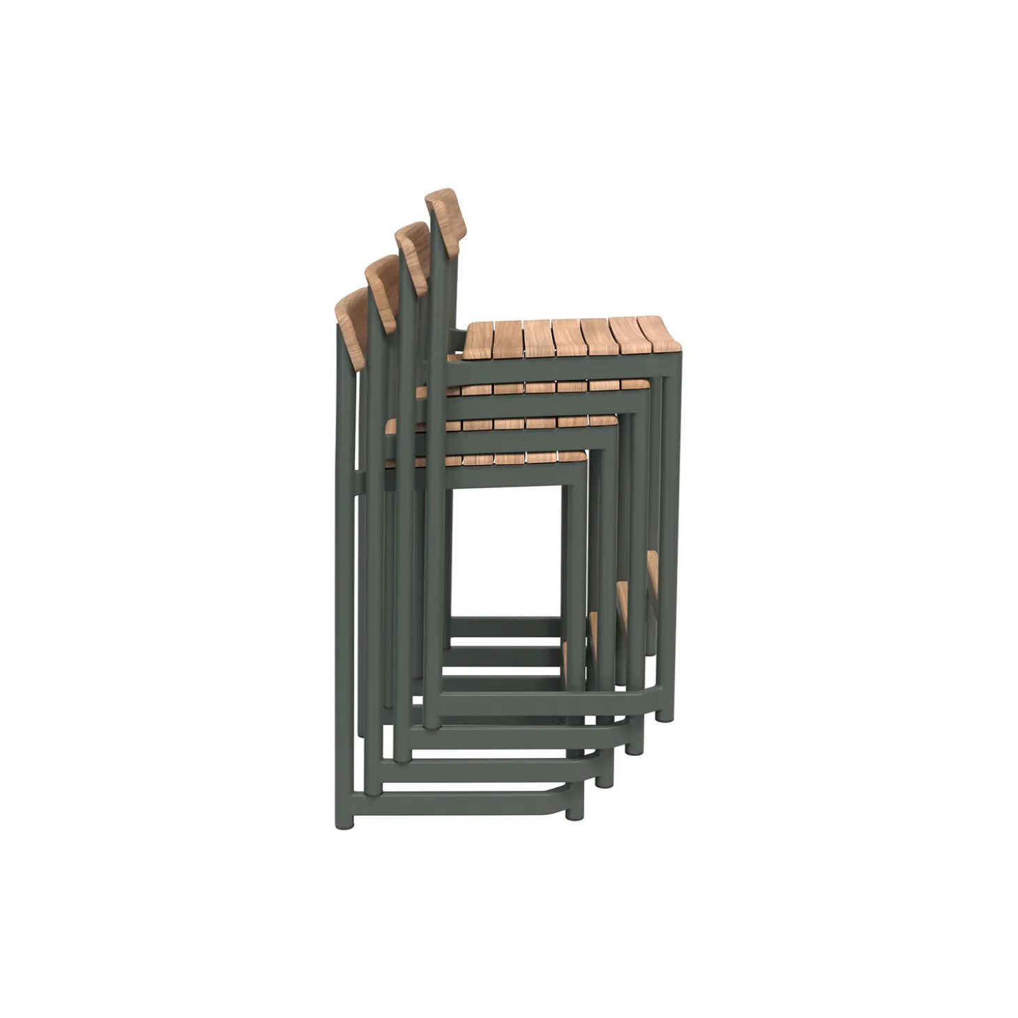 Pelagus counter stol, hunter green