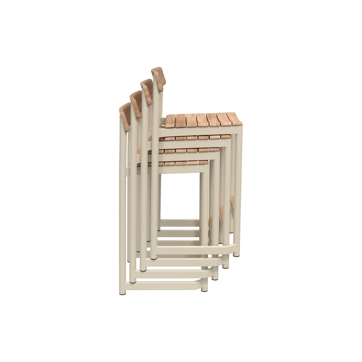 Pelagus counter stol, light ivory