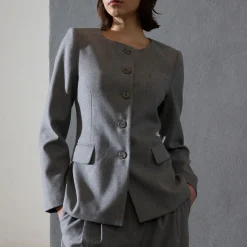 Peny Ladylo blazer, grey stripe