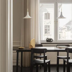 Petalii 1 Pendant, polished brass