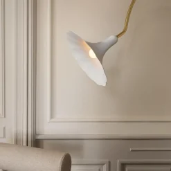 Petalii Floor Lamp, polished brass