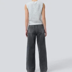 Petronellamd vest, grey melange