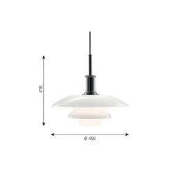 PH 4½-4 glas pendel