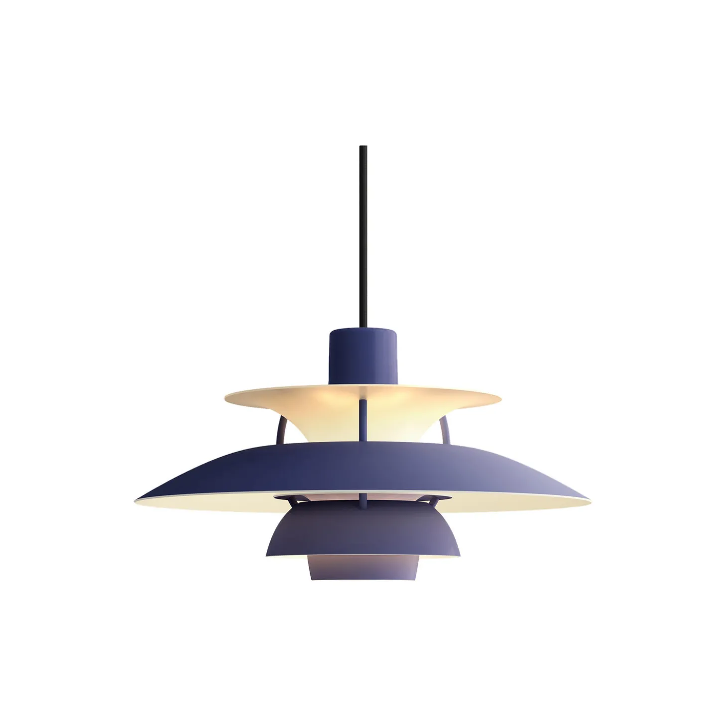 PH 5 Mini Monochrome pendel, monochrome dusty indigo