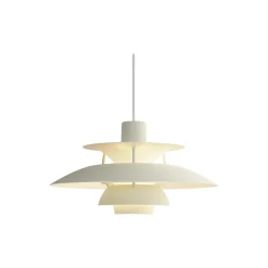 PH 5 Mini Monochrome pendel, monochrome pale pewter