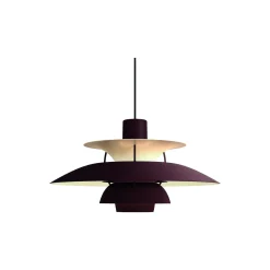 PH 5 Monochrome pendel, monochrome burgundy