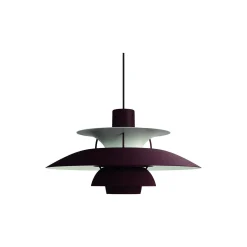 PH 5 Monochrome pendel, monochrome burgundy