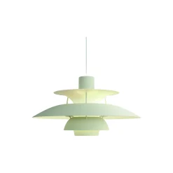 PH 5 Monochrome pendel, monochrome pale pewter